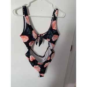 Floral One Piece Swim Suit